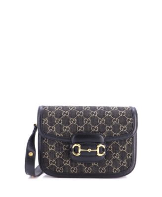 Small Horsebit 1955 Shoulder Bag GG Denim