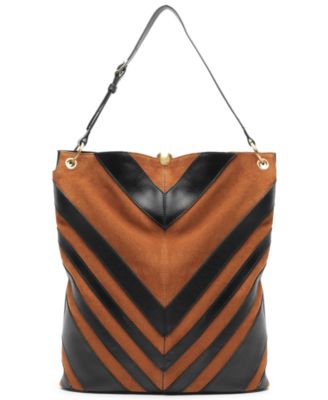 Aurora Large Leather Hobo Handbag