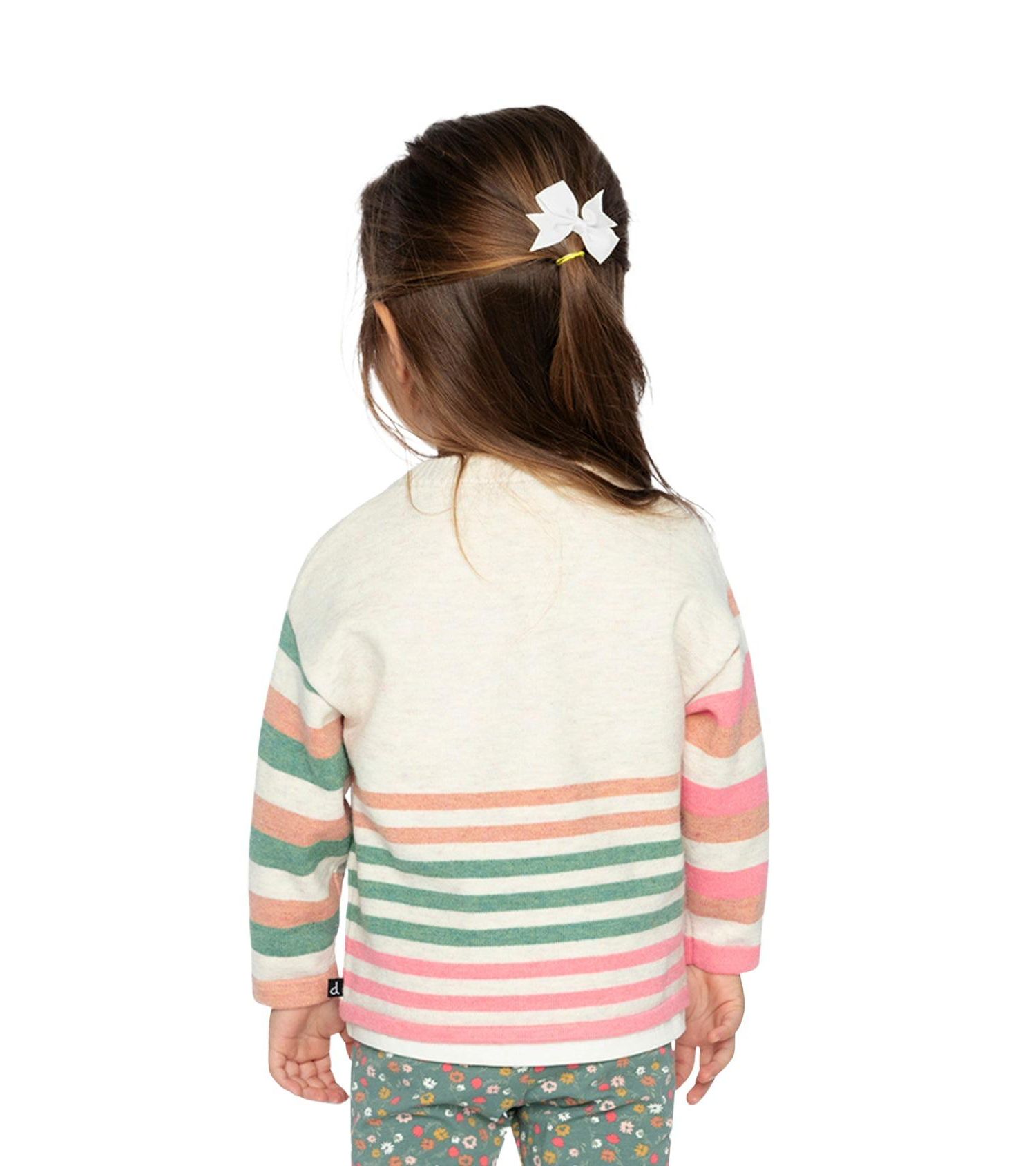 Baby Girl (12M -24M) Knitted Stripe Sweater
