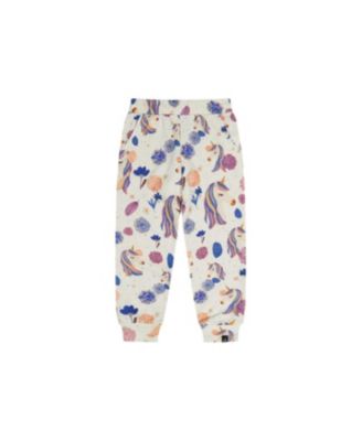 Little and Big Girl 6-12 Sweatpants Unicorn Print