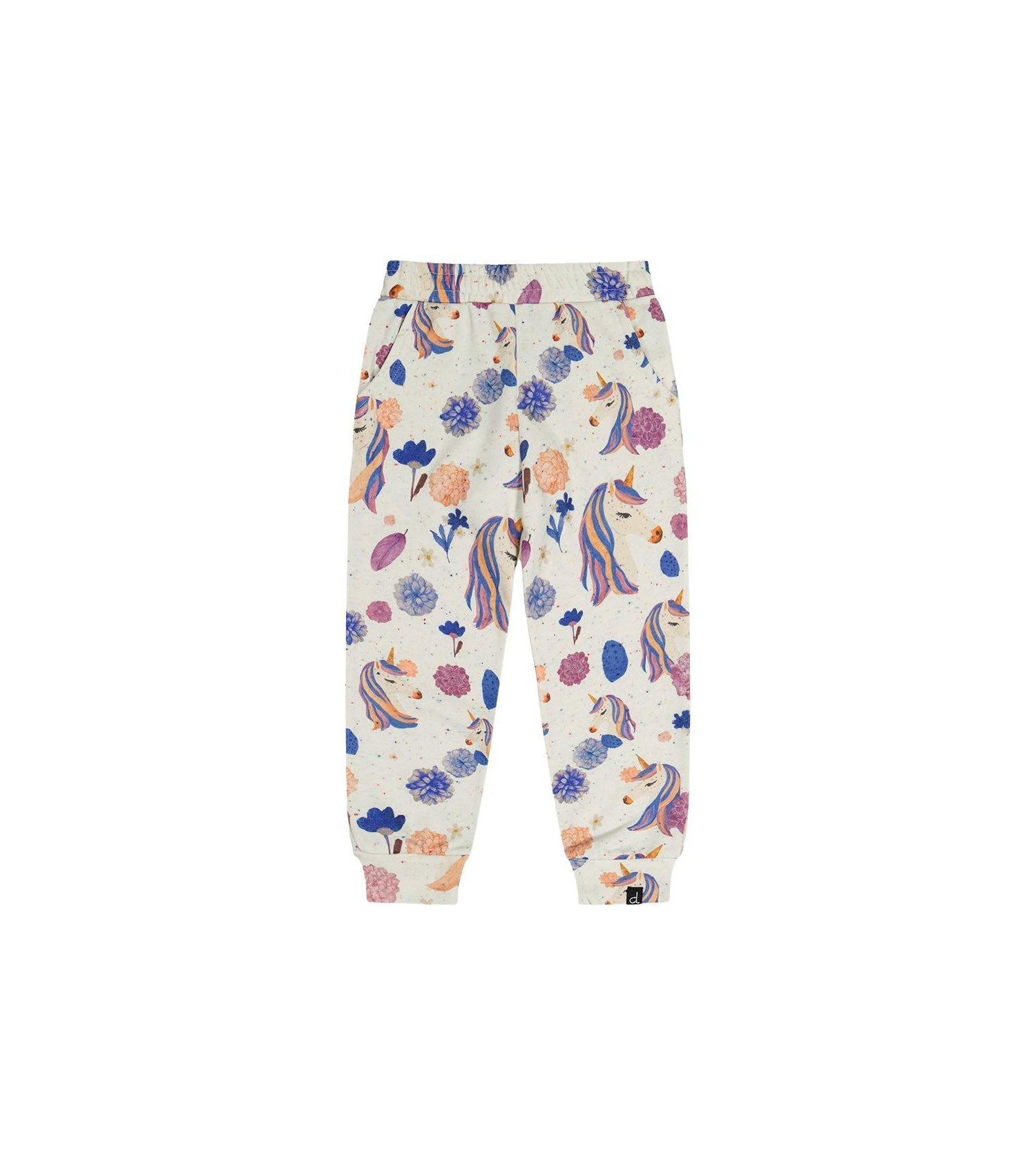 Little and Big Girl 6-12 Sweatpants Unicorn Print