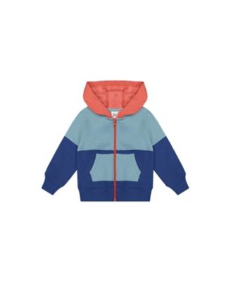 Little Boys 6 - 8 Full Zip Hooded Fleece Jacket
