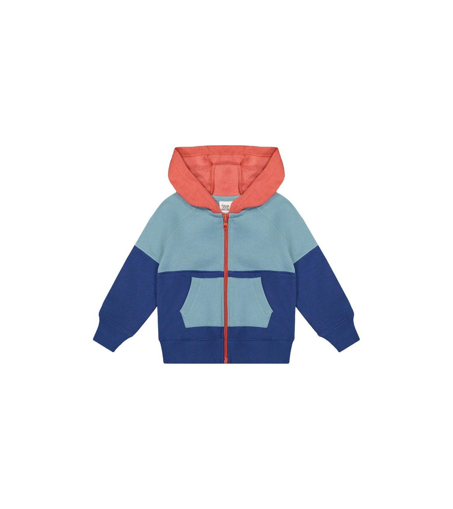 Little Boys 6 - 8 Full Zip Hooded Fleece Jacket