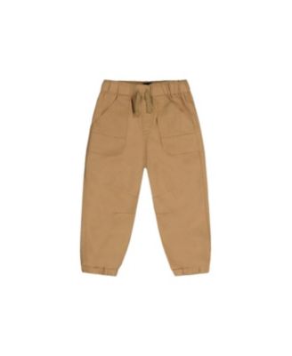 Little and Big Boy (6-12) Stretch Canvas Jogger Pants