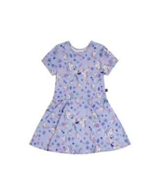 Little and Big Girl (6Y - 12Y) Short Sleeve Dress