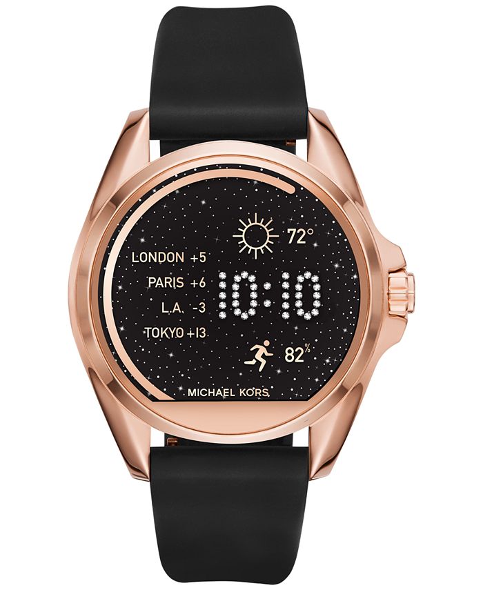 mk black smart watch