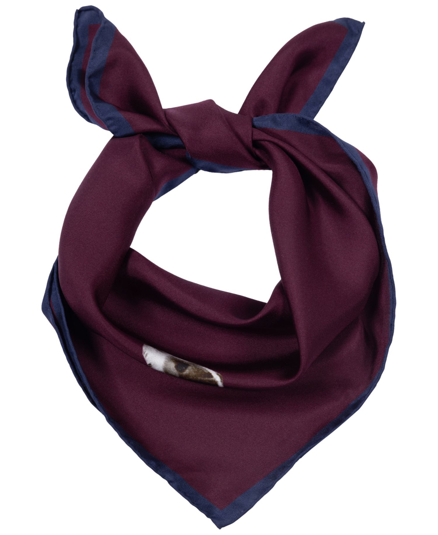 Dog Conversational Small Square Scarf