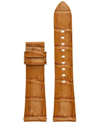 Michael Kors - Women's Bradshaw Luggage Leather Watch Strap MKT9009