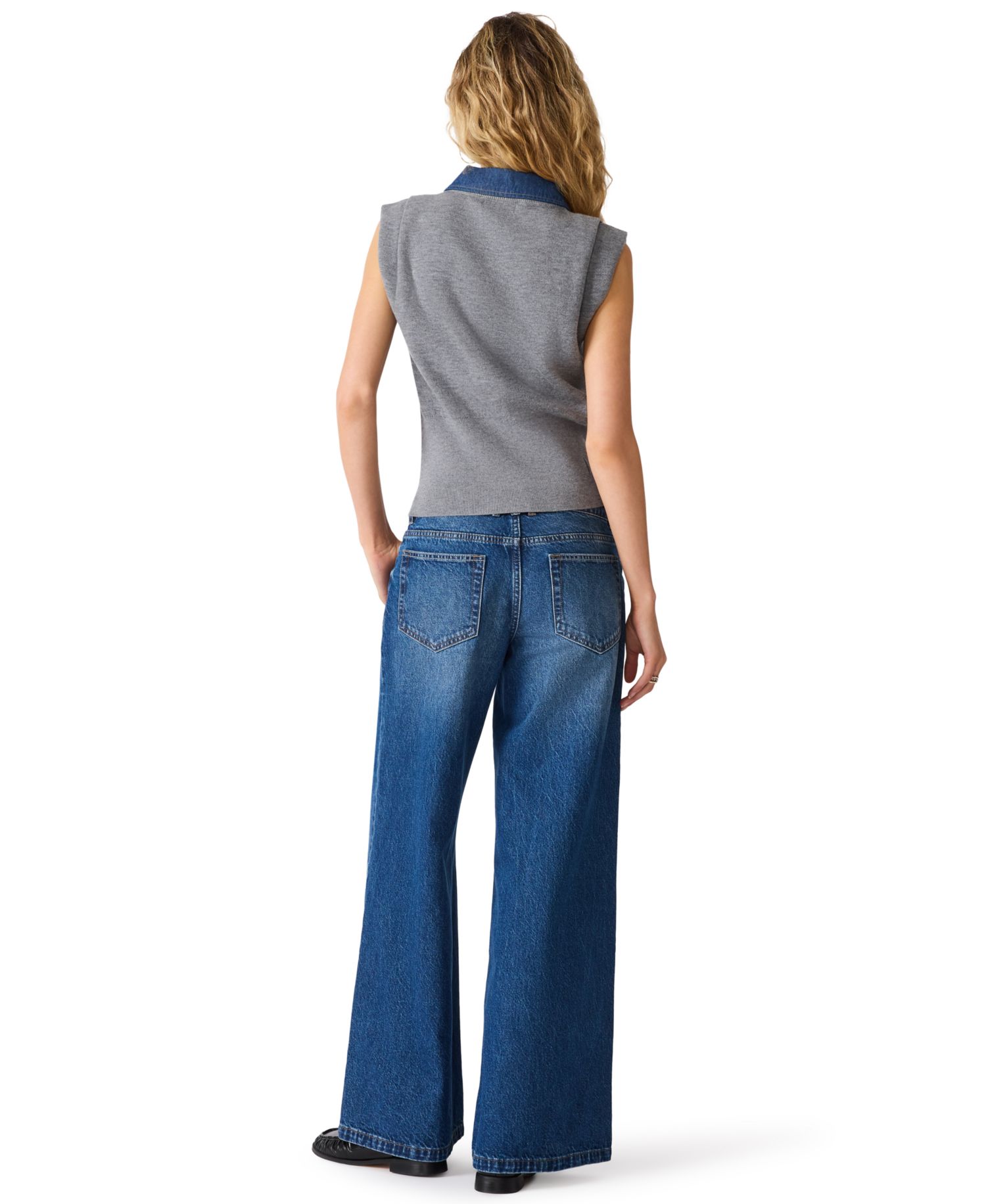 Women's Kelson Collared Sleeveless Sweater