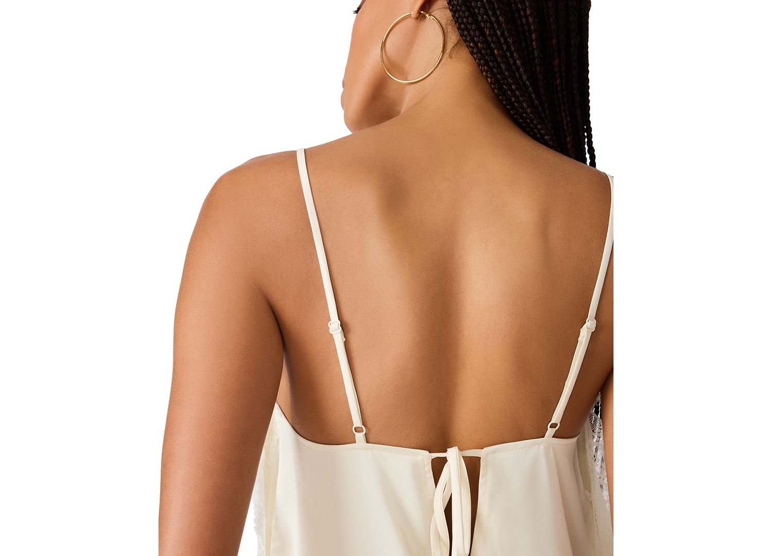 Women's Margan Sweetheart Neck Asymmetric Sleeveless Top