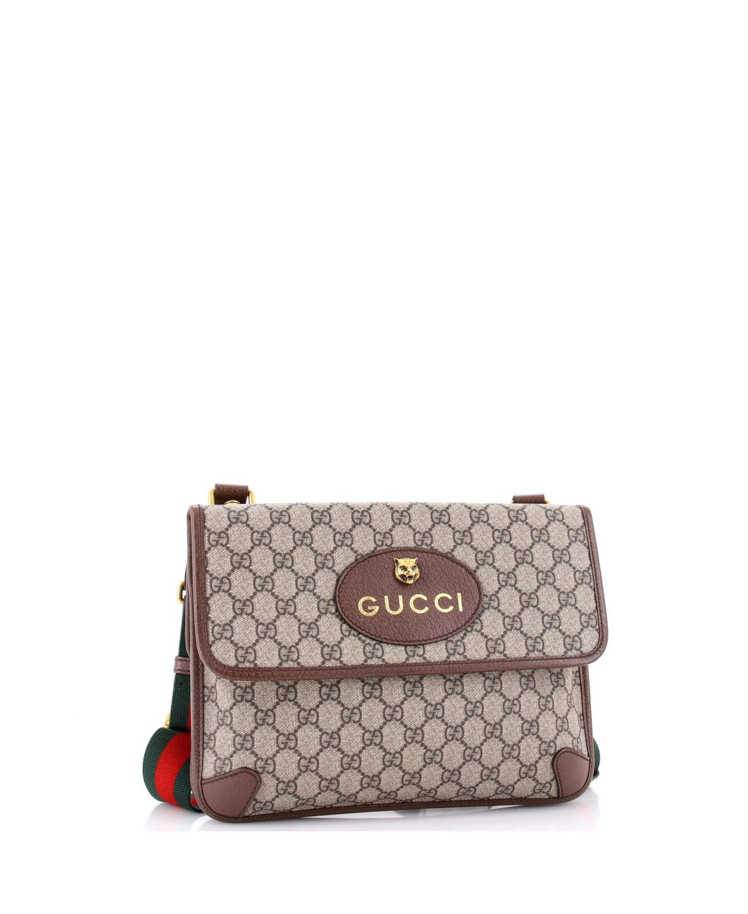 Medium Neo Vintage Flap Messenger GG Coated Canvas