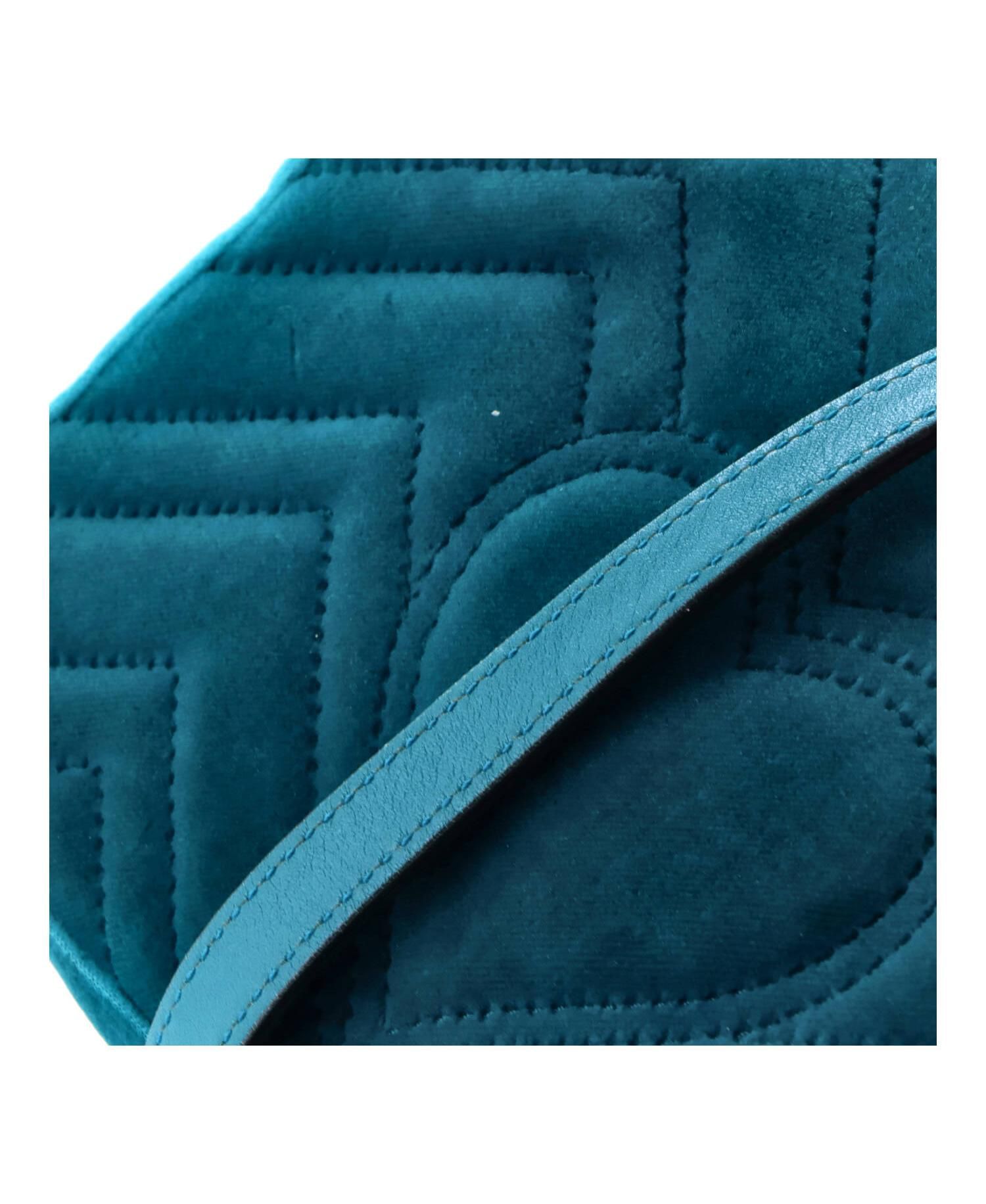 Small GG Marmont Flap Bag Matelasse Velvet