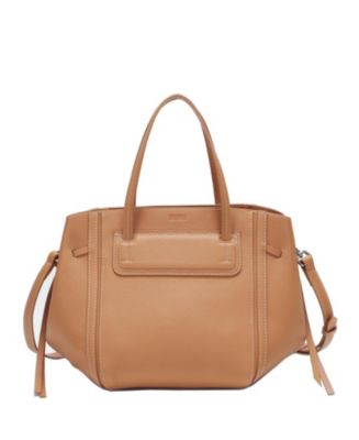 SUSU Hadley Leather Tote Bag Structured Shoulder Purse Minimalist