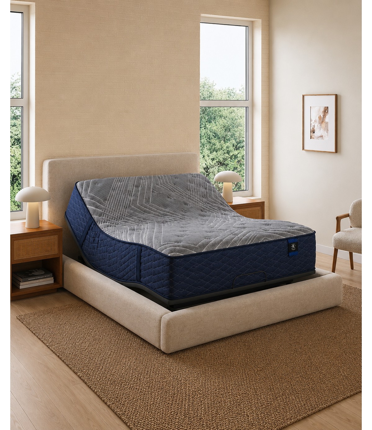 Restonic Waldorf 13" Plush Mattress in a Box