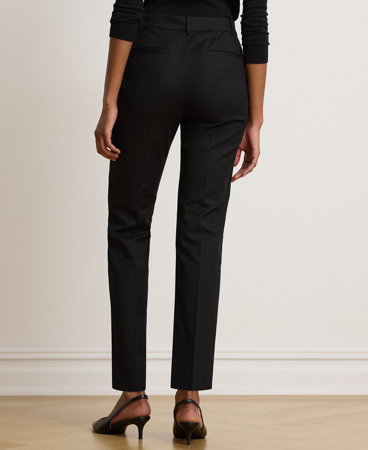 Petite High-Rise Slim Ankle Pants