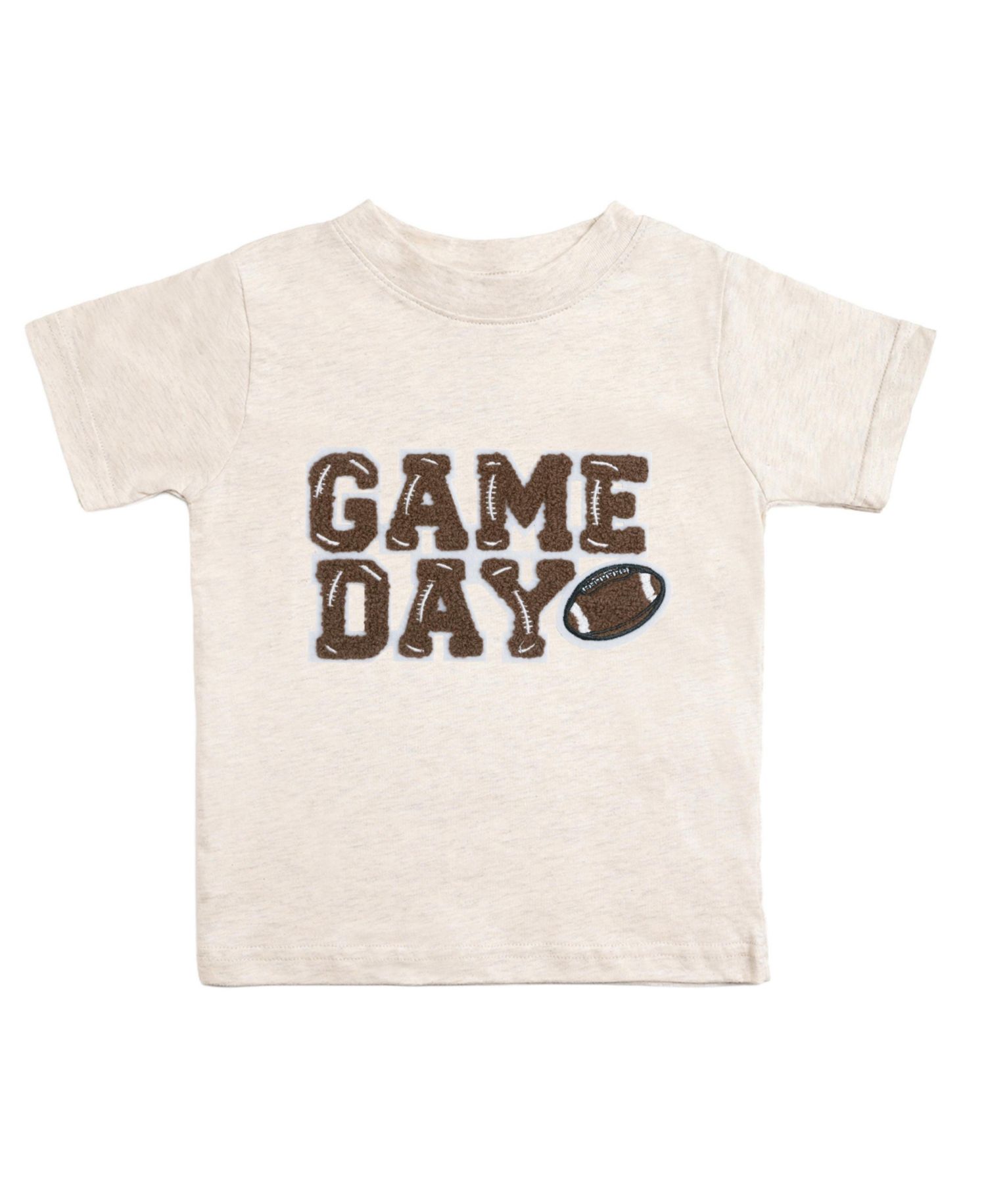 Little Boys Game Day Patch Short Sleeve T-Shirt