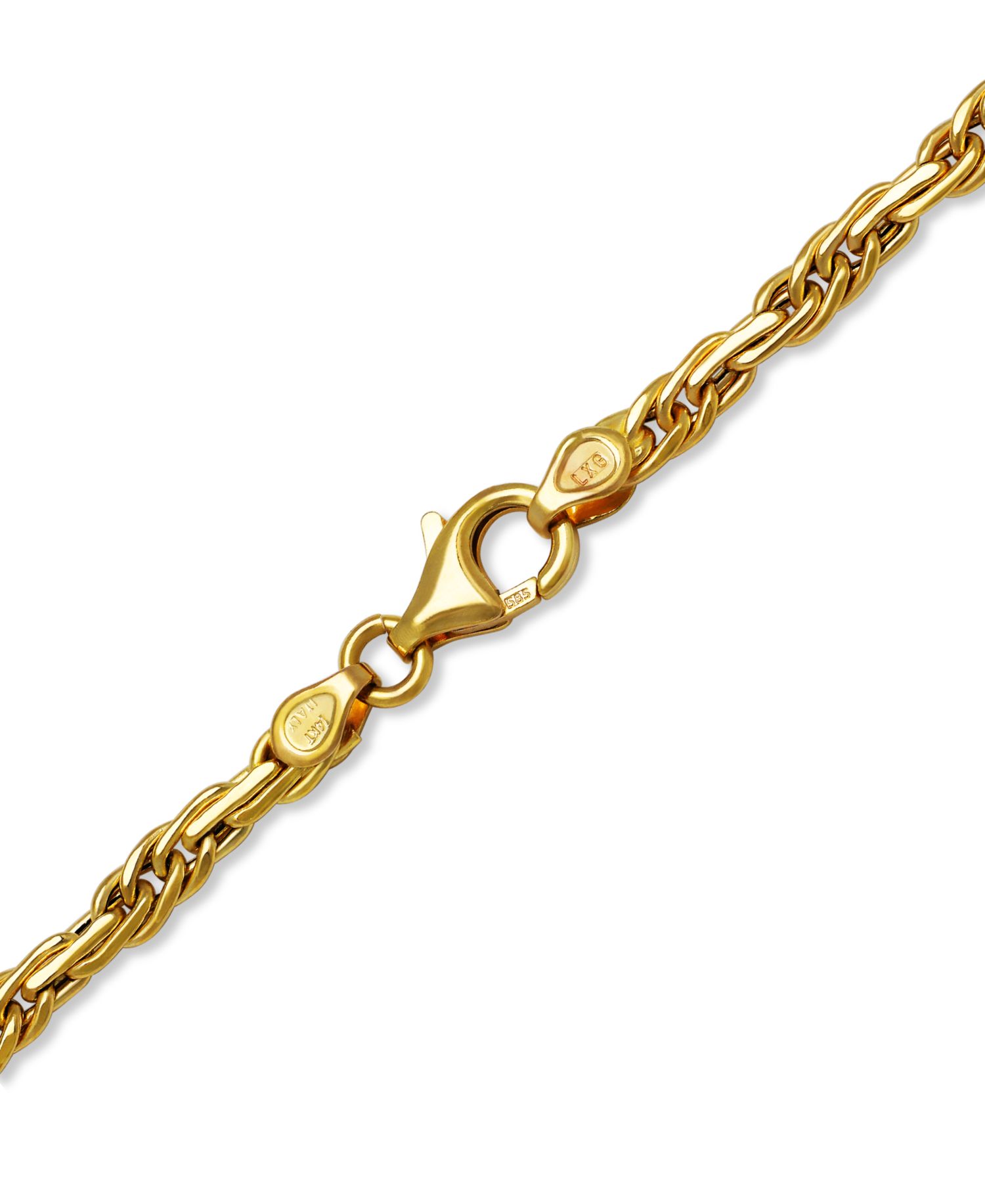 17" Byzantine Necklace in 14k Gold