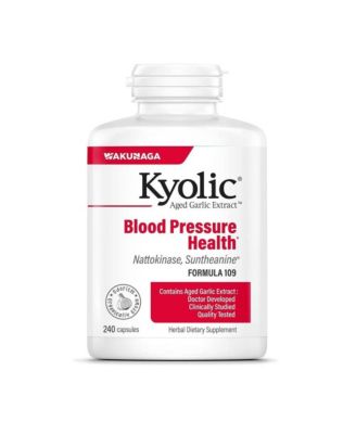 Aged Garlic Extract Formula 109, Blood Pressure Health, 240 Capsules