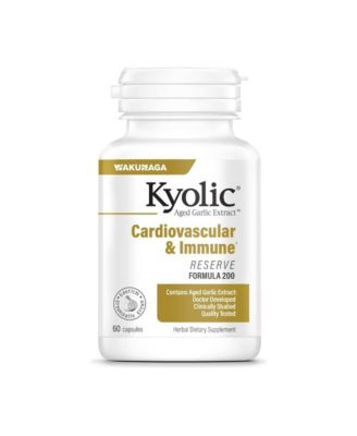 Aged Garlic Extract Formula 200, Cardiovascular and Immune, Reserve, 60 Capsules
