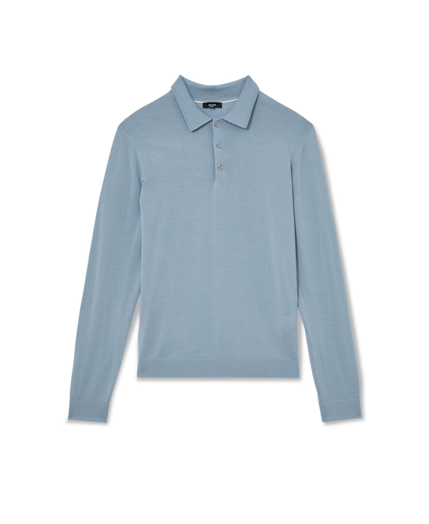 Men's Trafford Merino Wool Long-Sleeve Polo Shirt