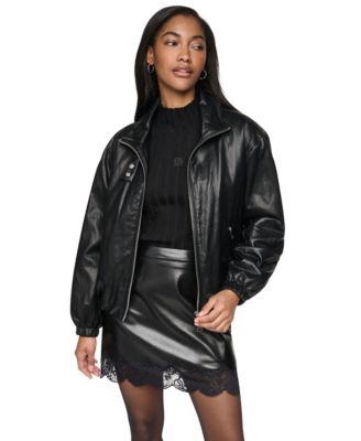 Women's Bubble Hem Moto Jacket