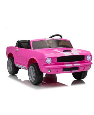 46.1 x 24.8 x 16.9 Inch Licensed Shelby Ride On Car for Kids 24V 2 Seater Electric Car Toy with Remote for Outdoor Play