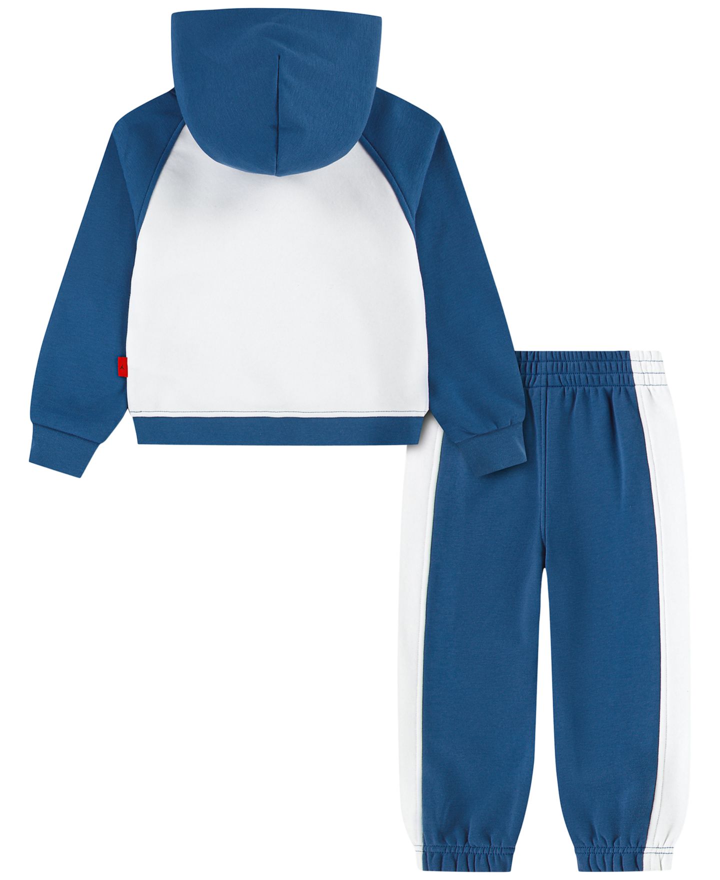 Комплект Jordan Long-Sleeve Hoodie and Pants, 2-Piece Set для мальчиков-малышей, цвет: Насыщенный синий — фото 2