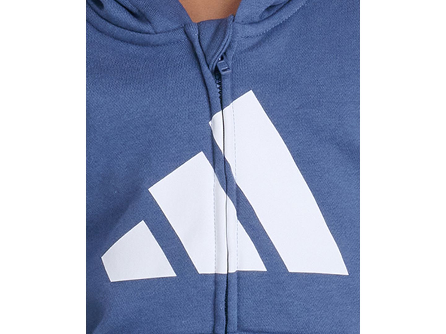 Детский комплект adidas: куртка на молнии и брюки, 2T-7, цвет: Чернильный синий — фото 3