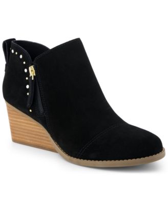 Women's Goldie Zipper Wedge Booties