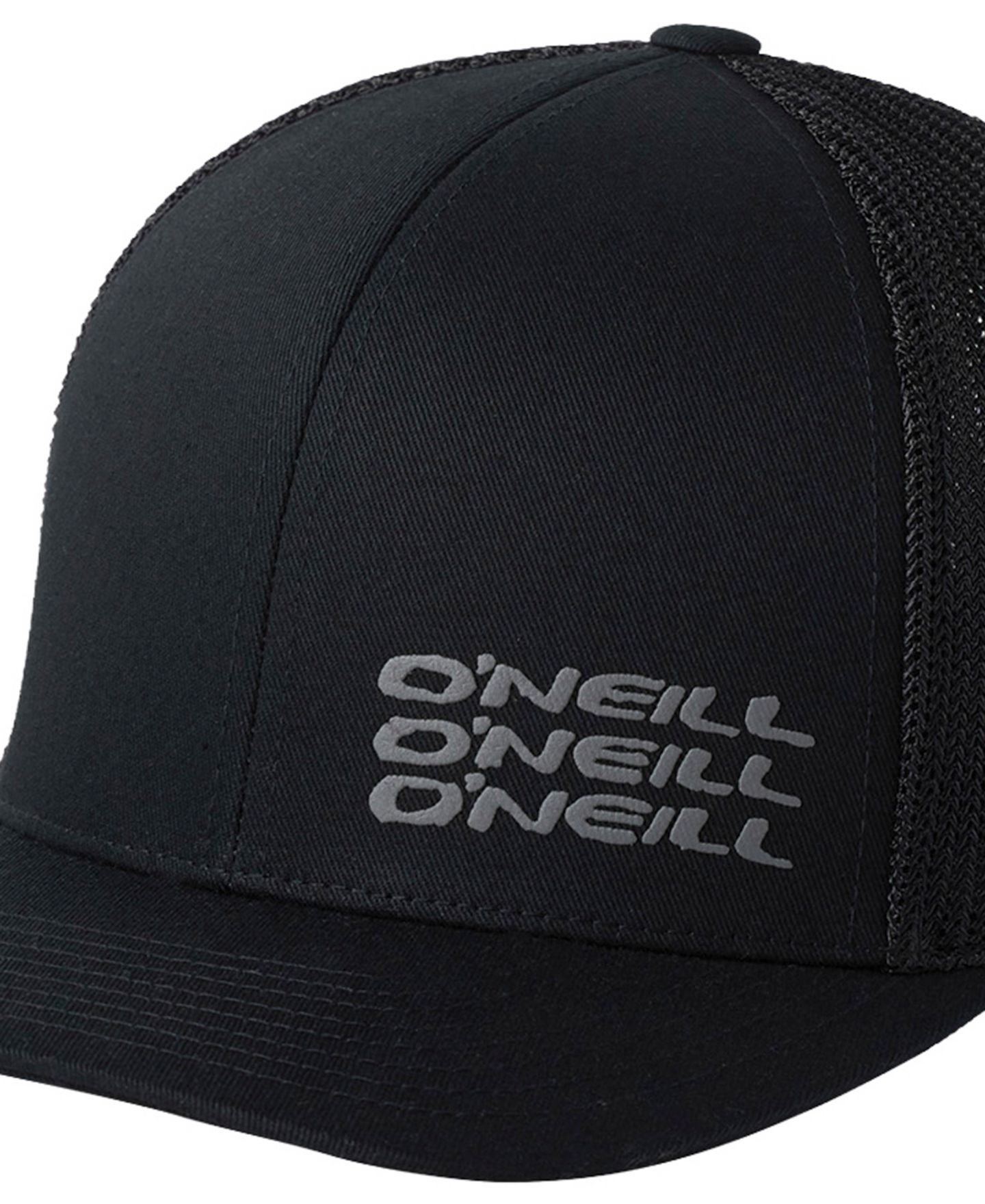 Мужская кепка O'Neill Stacked Stretch-Fit Trucker Hat, цвет: Чёрный — фото 3