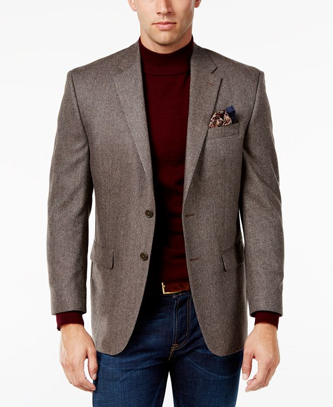 Lauren Ralph Lauren CashmereBlend Herringbone ClassicFit Sport Coat