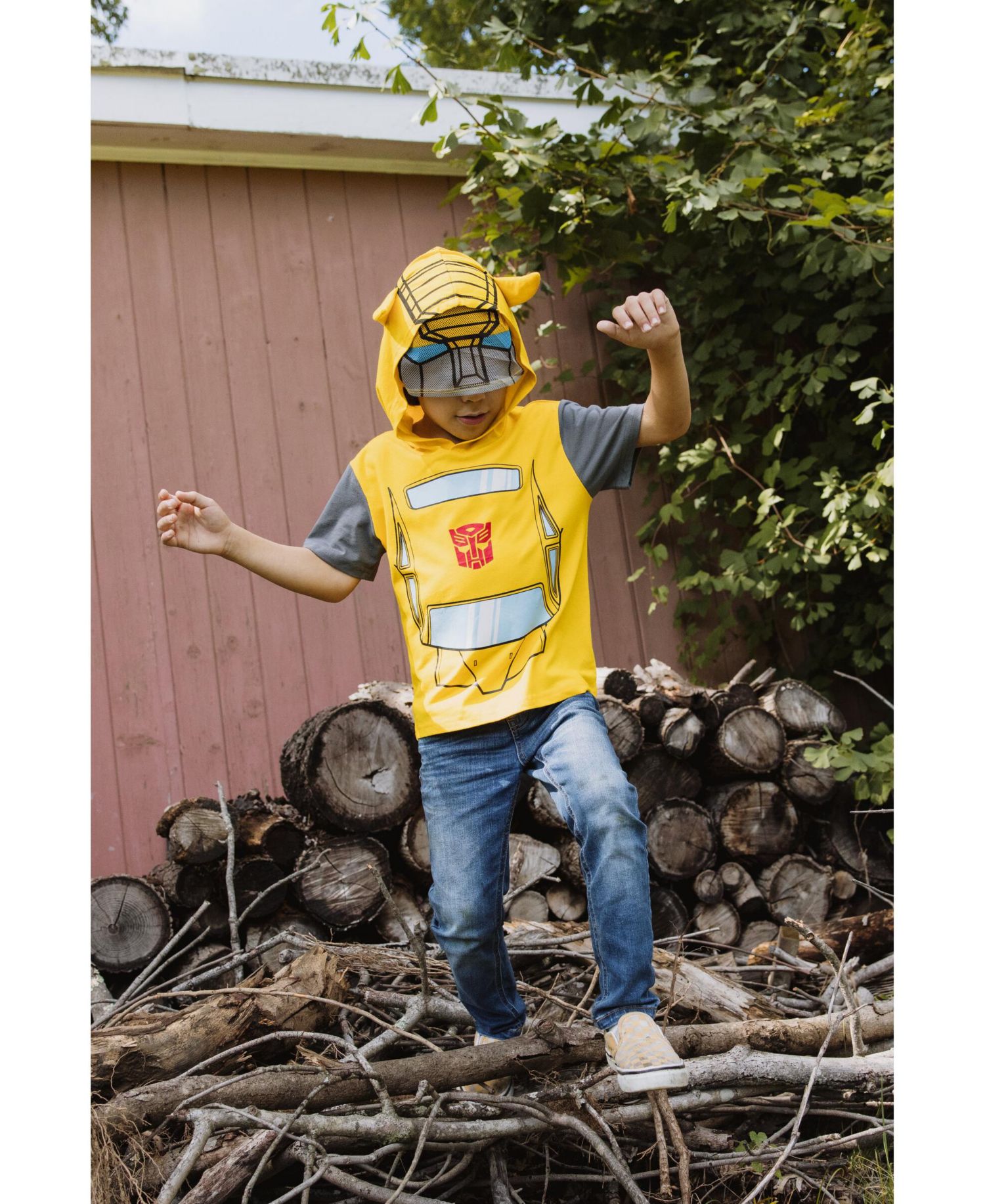 Little Boys (5-12) Cosplay Hooded T-Shirt