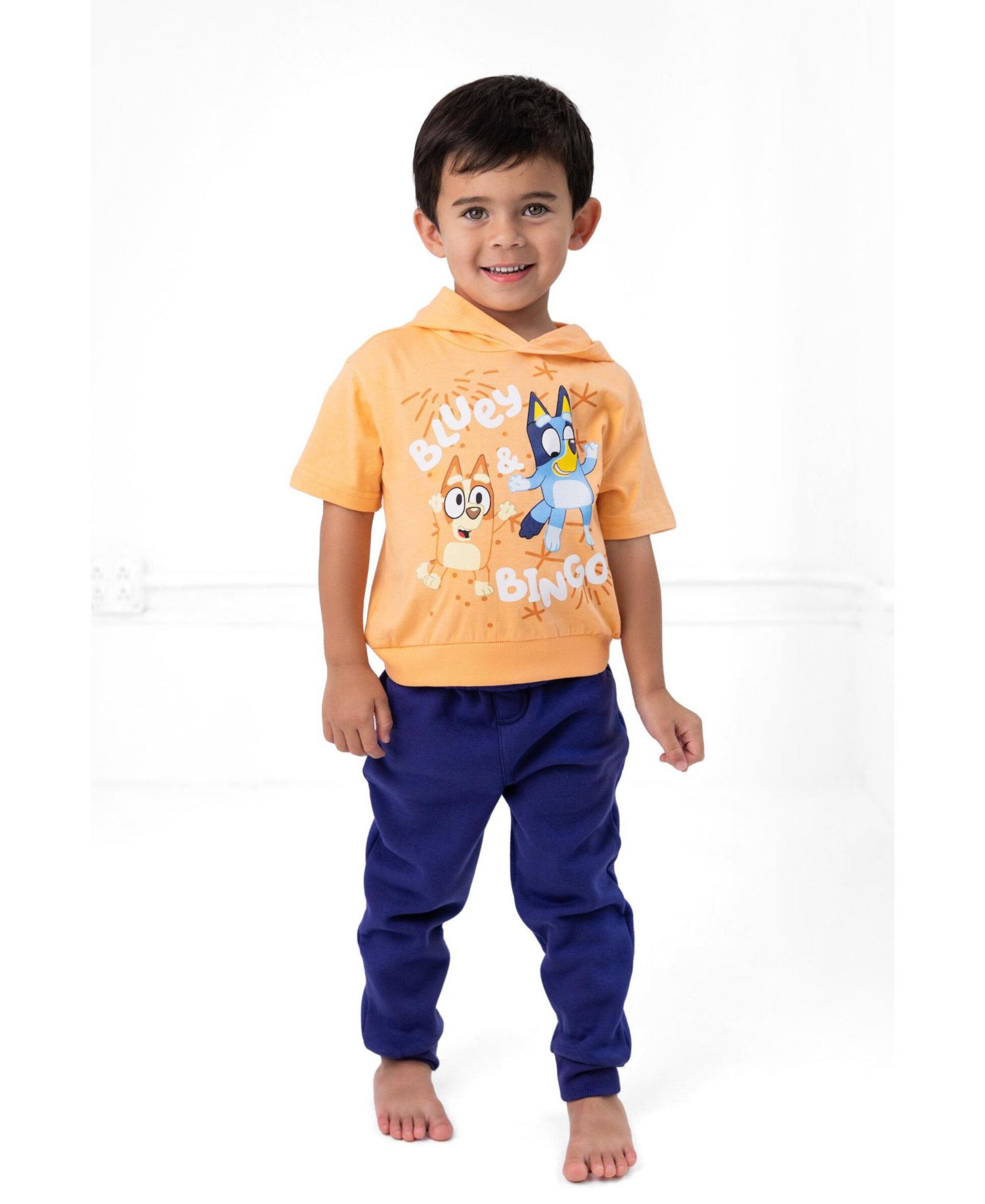 Boys'(5-12) 2-Piece Hooded Tee and Joggers Set