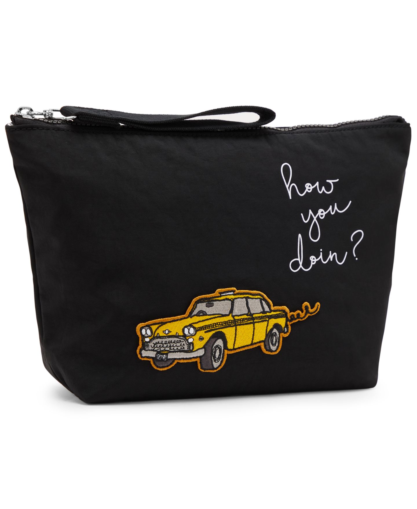 Женский кошелёк Kipling Naomi Large Zip Around Wristlet, цвет: Жёлтый чёрный — фото 2