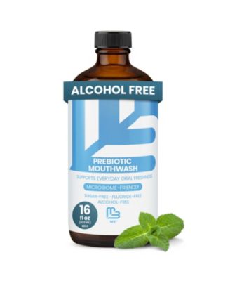Naturals Prebiotic Mouthwash Fresh Mint Oral Rinse, Alcohol Free and Fluoride Free, 16 Fluid Ounce