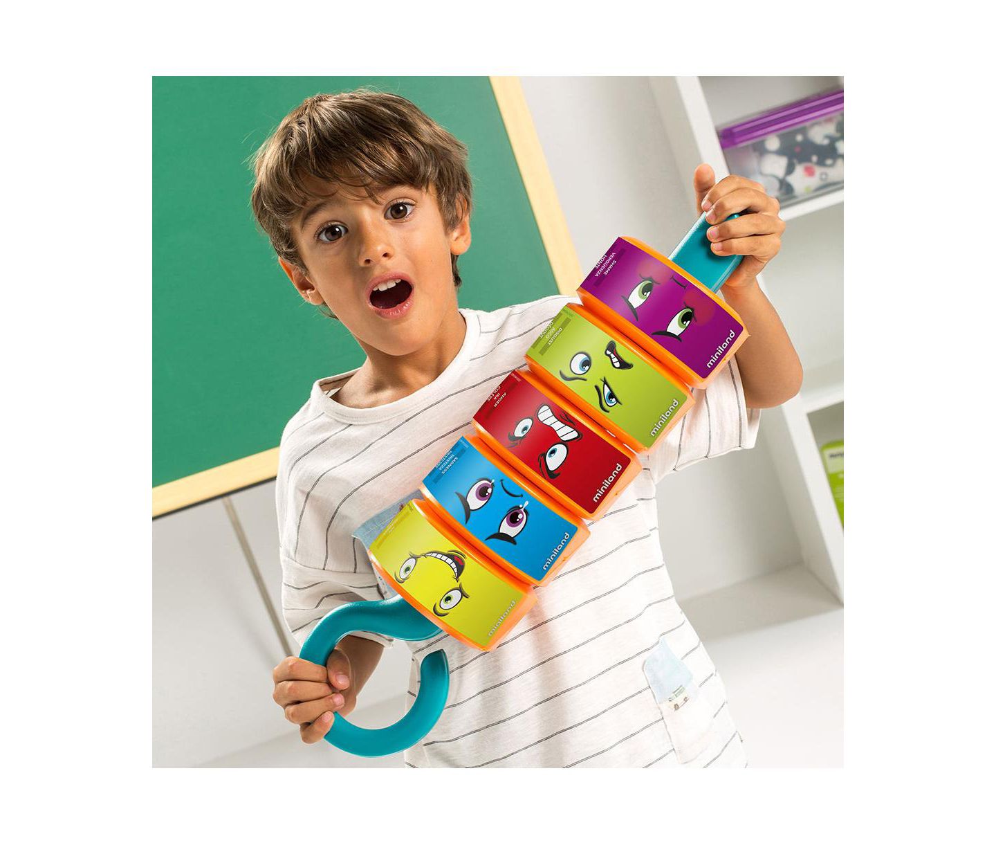 Детская настольная игра MINILAND Bbq Emotions Social-Emotional Learning Board Game, Ages 3+, цвет: Красный разноцветный — фото 3