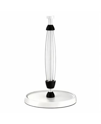 One-Hand Tear Paper Towel Holder, Stainless Steel, Weighted Base