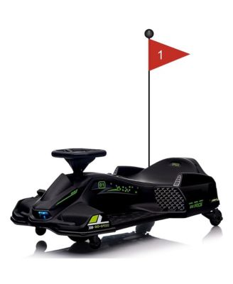 Electric Drift Variable-Speed Go-Kart, 110 lbs Capacity, Ages 8+