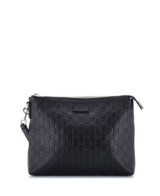 Signature Soft Wristlet Guccissima Leather