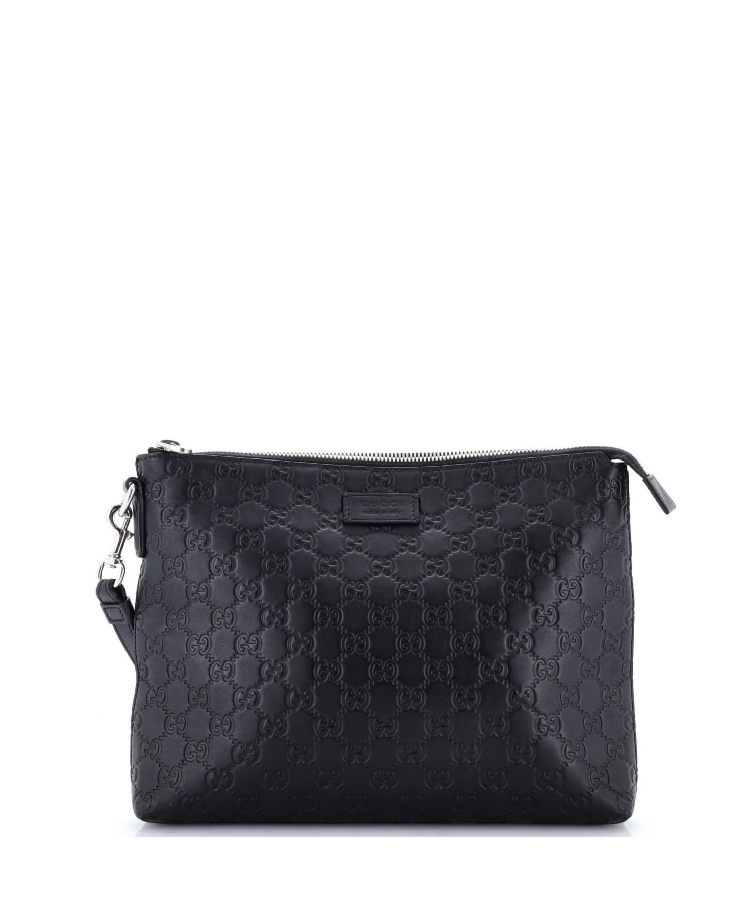Signature Soft Wristlet Guccissima Leather