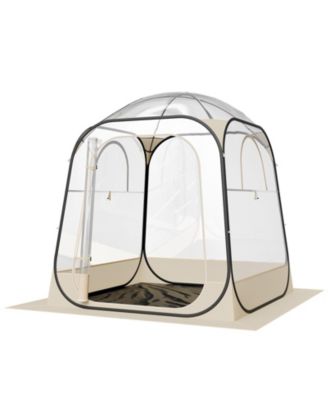 Pop up Sports Tent 63x63 in Outdoor Clear Bubble Tent Weather Proof Pod