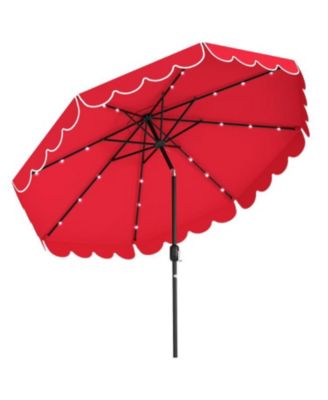 Solar Patio Umbrella with 24 LED Lights