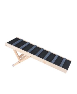 Dog Ramp Folding Pet Ramp 39.3" Long Ramp 15"-22" Adjustable Height