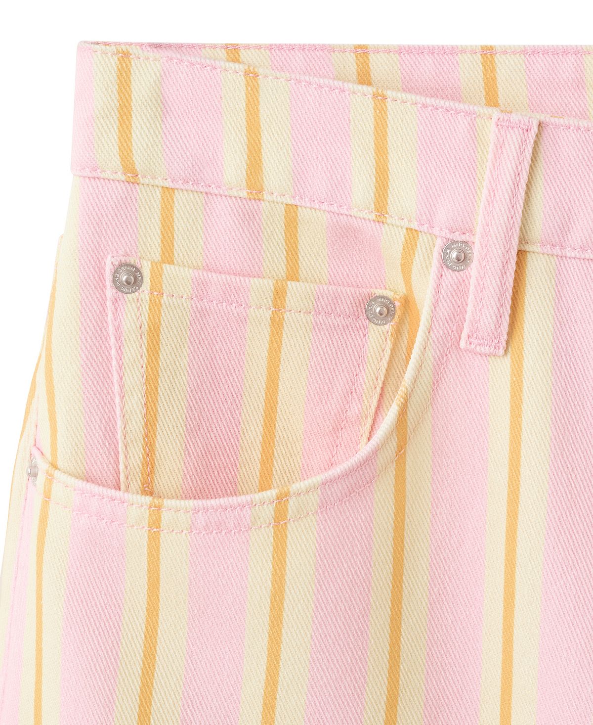 Mango Women's Striped Balloon Jeans view 2 — MAYCSS fashion products