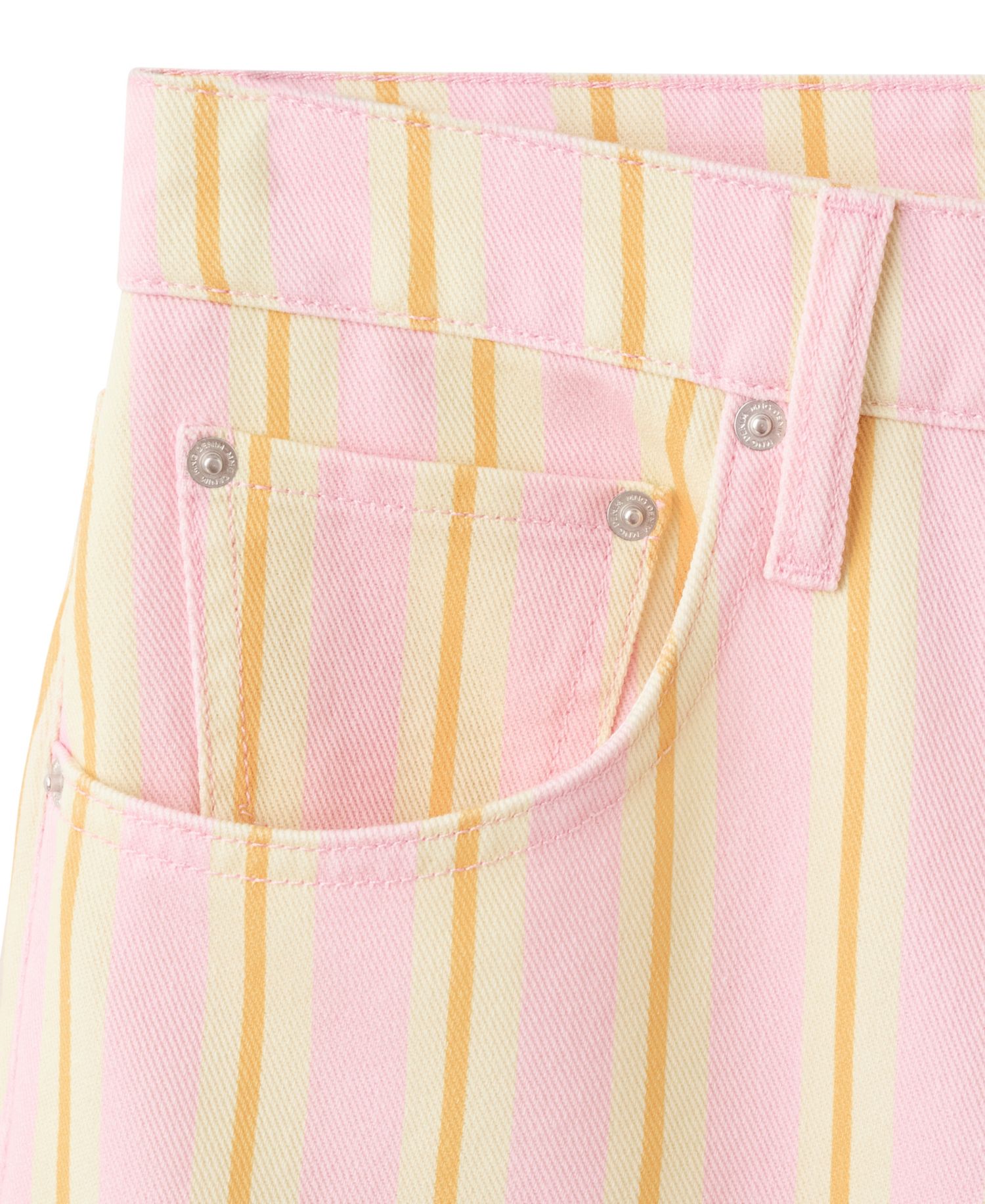 Women's Striped Balloon Jeans