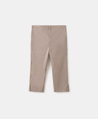Women's Gingham Capri Pants