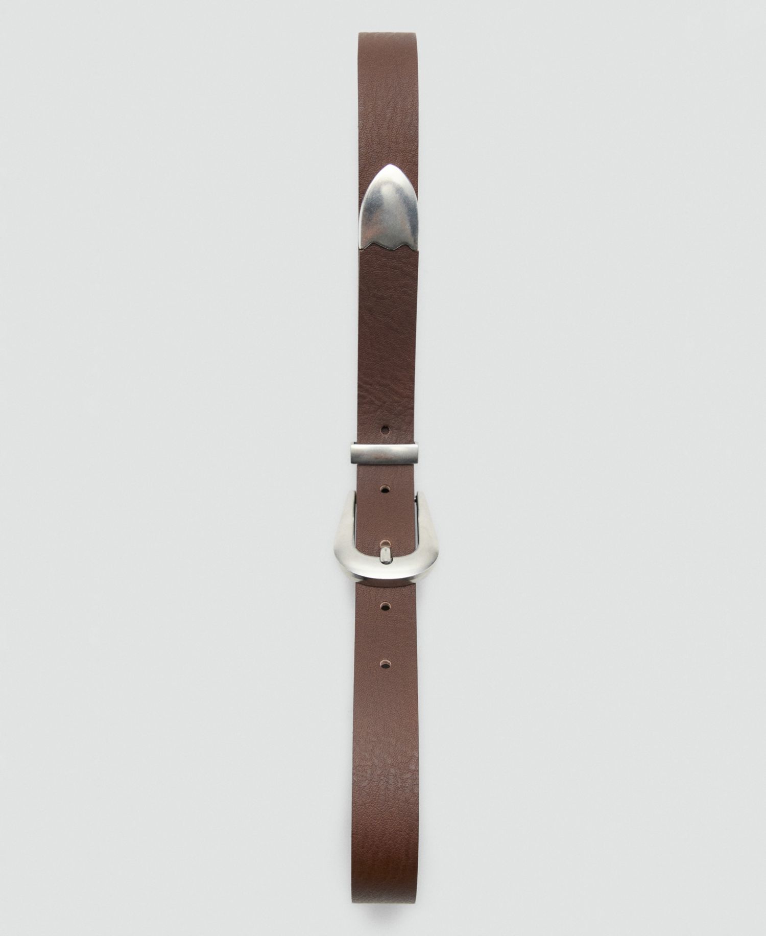 Women's Metal Detail Leather Belt