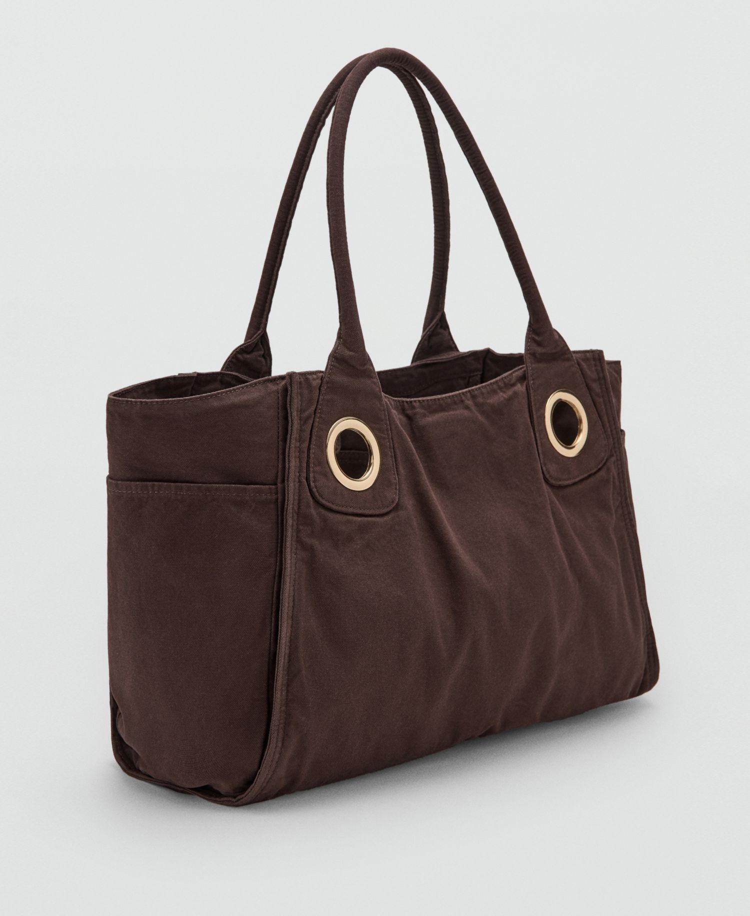 Women's Eyelets Canvas Bag