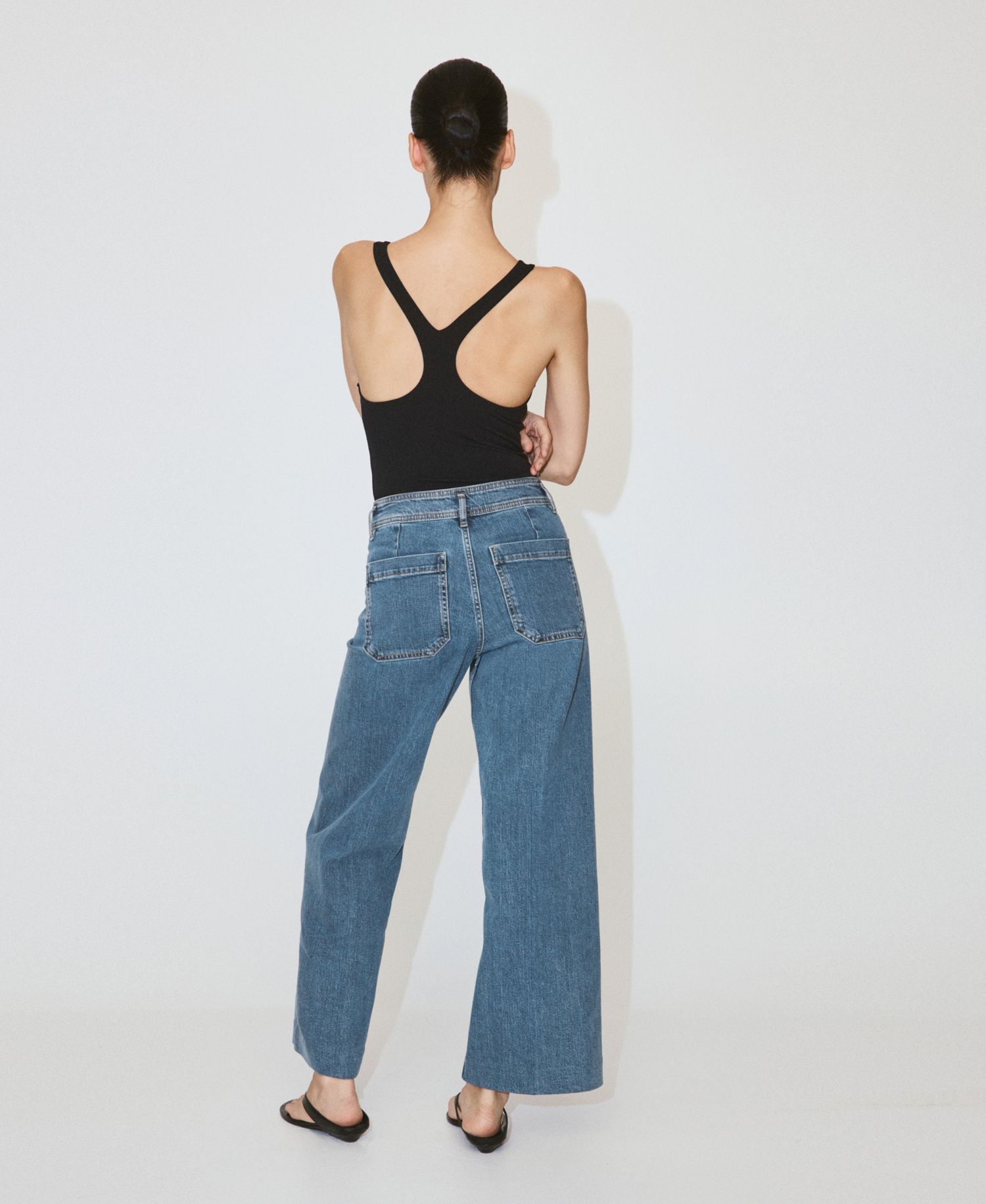 Women's High-Waisted Wide leg Jeans