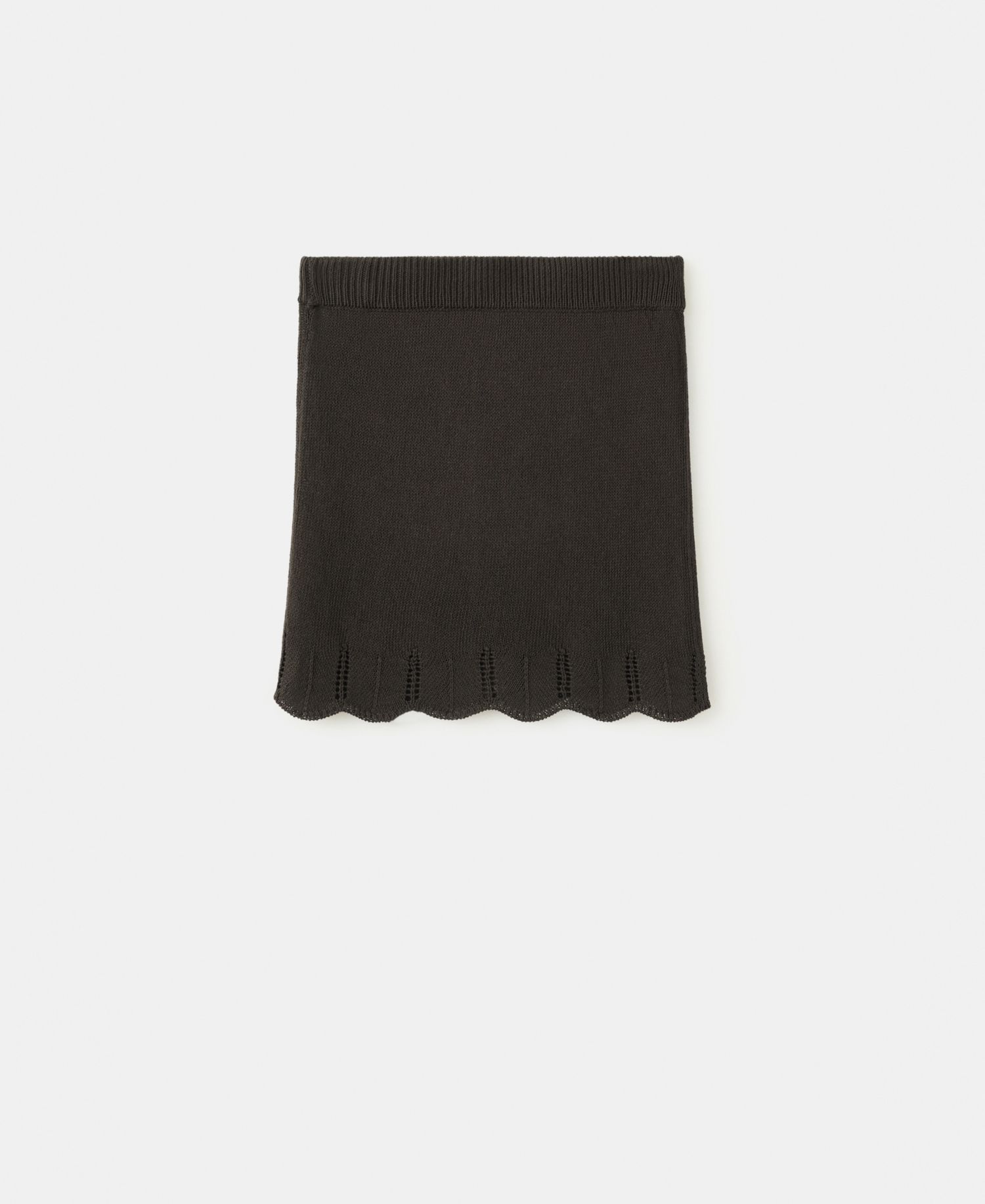 Women's Scalloped Hem Crocheted Skirt